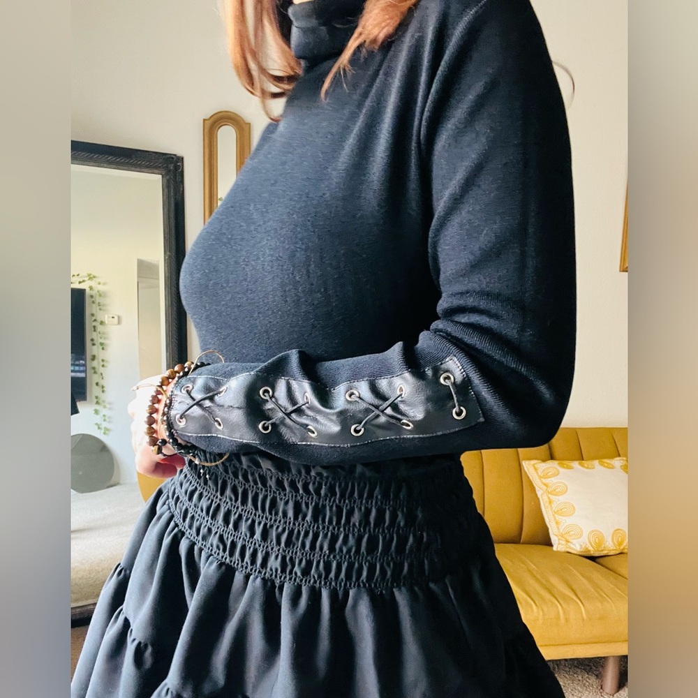 Vintage Joseph A. Turtleneck Top Sz L